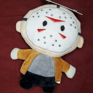 Black and Cream Dog‎ Plush Toy